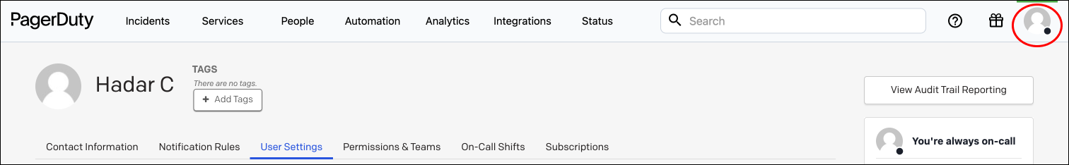pagerdutyUserSettings